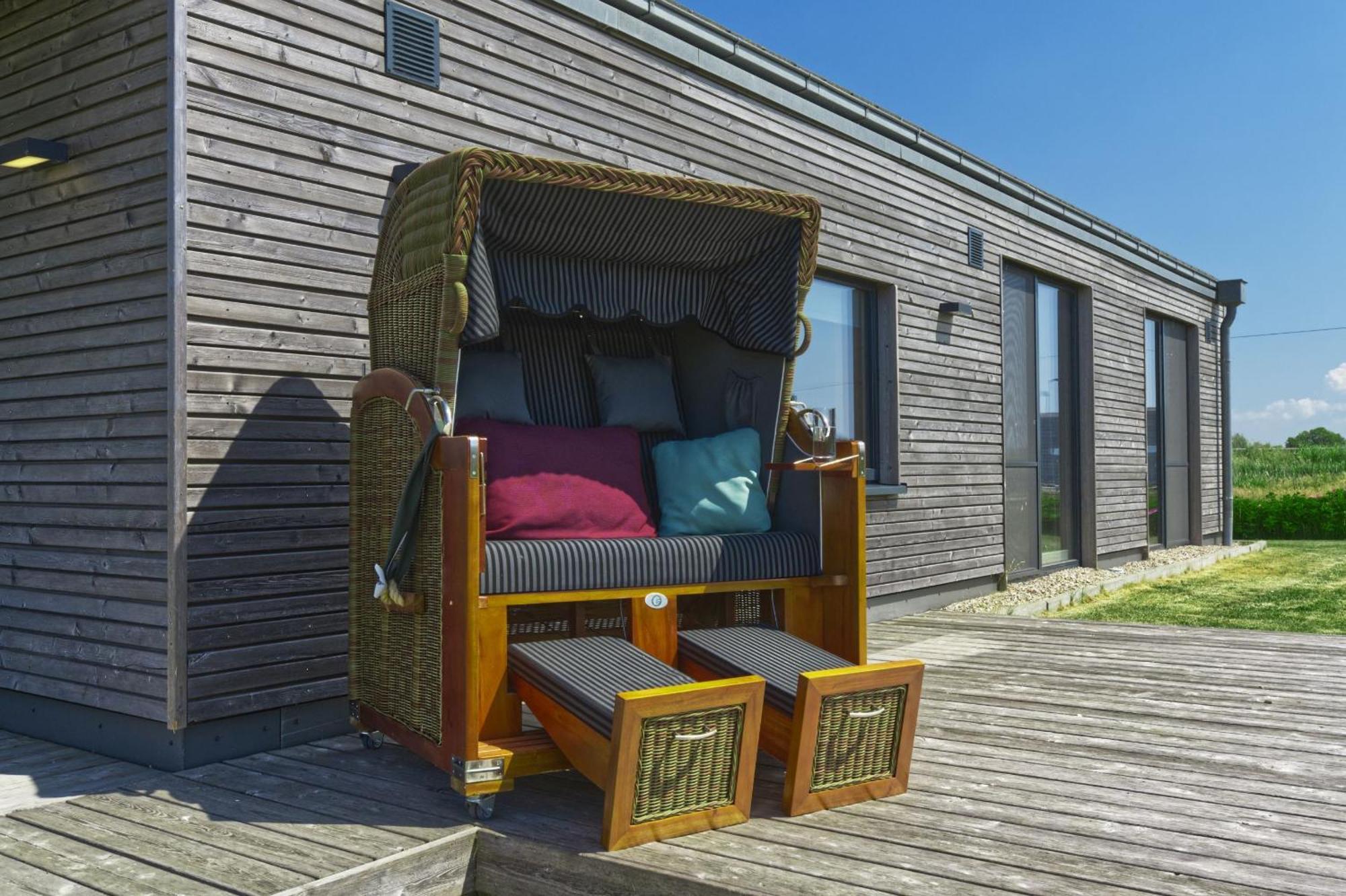 Gud Jard Lodge Nr 09 - Design-Ferienhaus Mit Exklusiver Ausstattung Pellworm Exterior foto